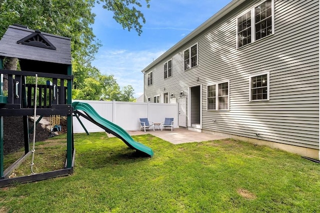 30 Oak Meadow Pl Unit 30, Bridgewater, MA 02324 - view of playground featuring a patio