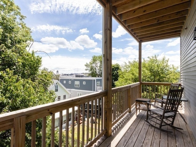 447 Frankfort St Unit 3, Boston, MA 02128 - view of wooden terrace