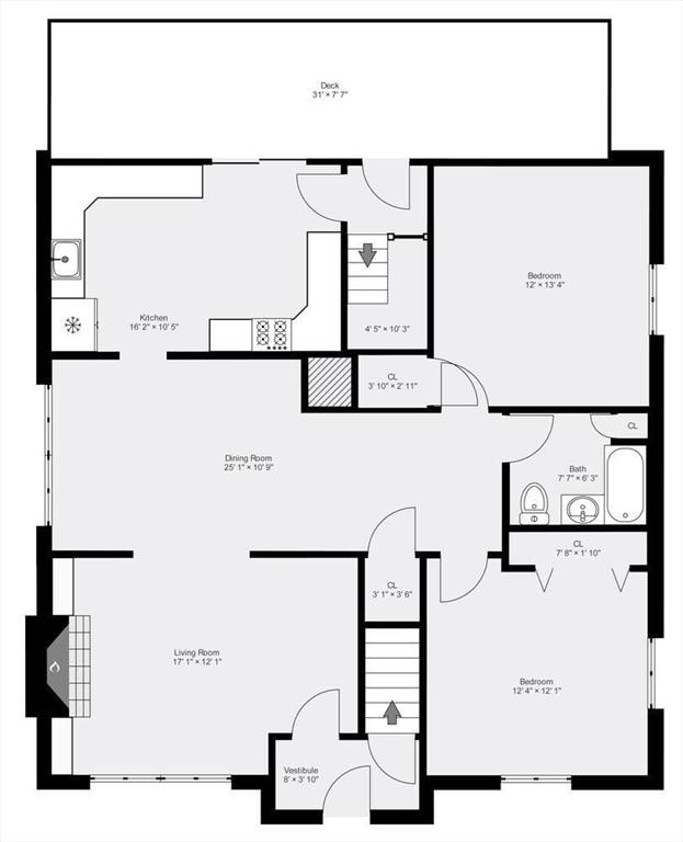 2218 Mystic Valley Pkwy, Medford, MA 02155 - property floor plan