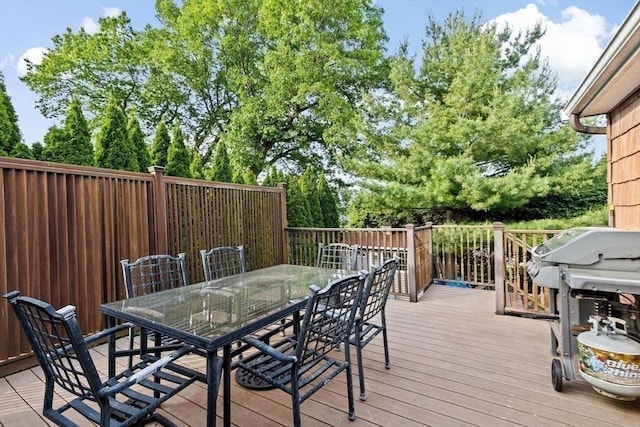 196 Plymouth Ave, Quincy, MA 02169 - deck with outdoor dining space and a grill