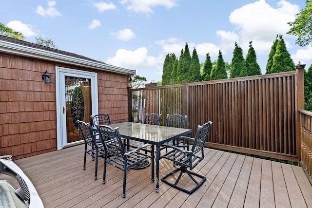 196 Plymouth Ave, Quincy, MA 02169 - deck with outdoor dining space