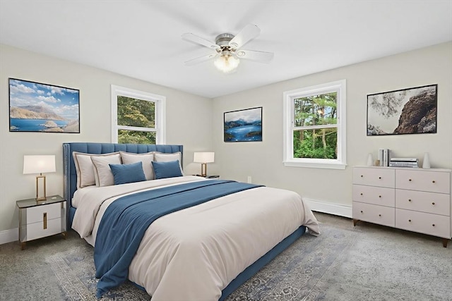 31 Granite St, Walpole, MA 02081 - bedroom featuring multiple windows, carpet flooring, and ceiling fan