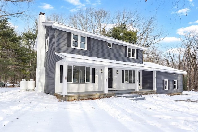 view of front of house featuring a porch