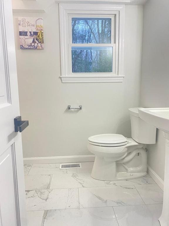 bathroom with toilet