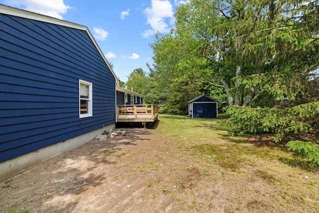 6 Walter St, Norton, MA 02766 - view of grassy yard with a deck