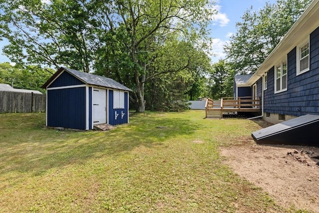 6 Walter St, Norton, MA 02766 - view of yard with a deck