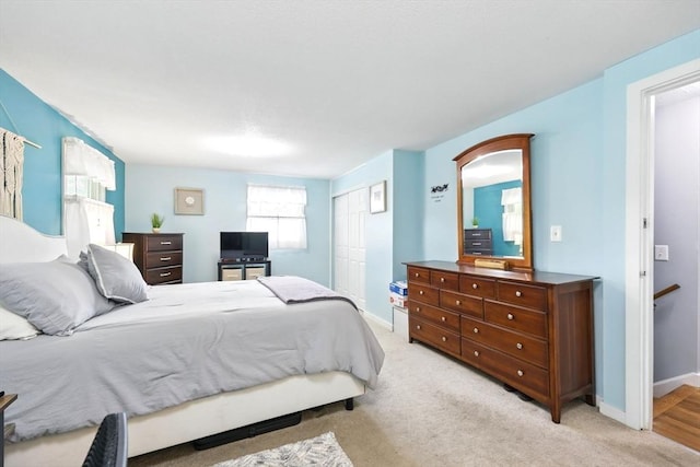 2500 Pendleton Ave Unit 2500, Chicopee, MA 01022 - carpeted bedroom featuring a closet and baseboards