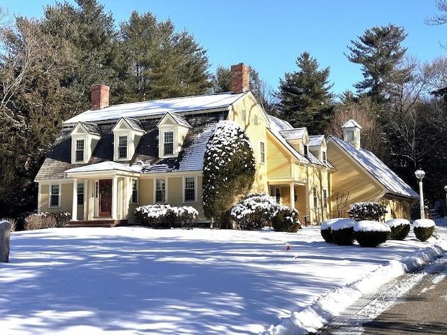 view of cape cod-style house