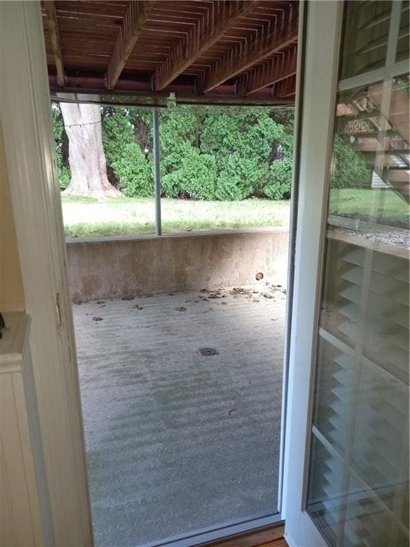view of doorway