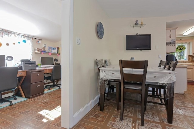 48 Tappan St, Everett, MA 02149 - dining space featuring baseboards and an office area