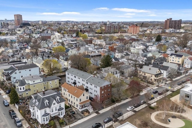 bird's eye view featuring a view of city