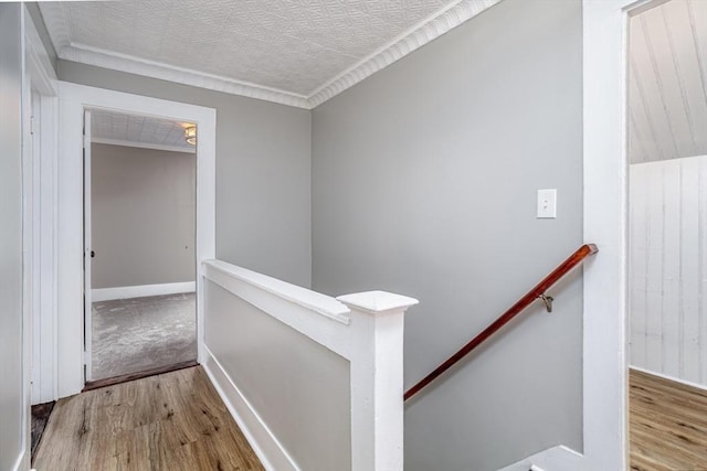 353 Front St, Winchendon, MA 01475 - hallway with an upstairs landing and wood finished floors