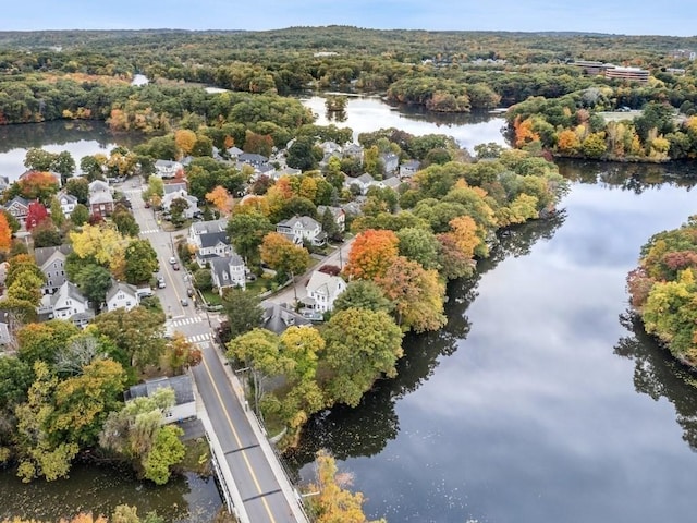 110 Woerd Ave, Waltham, MA 02453 - drone / aerial view of a nearby body of water