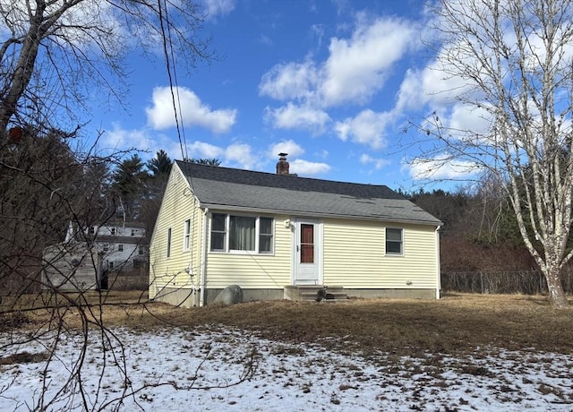 view of bungalow