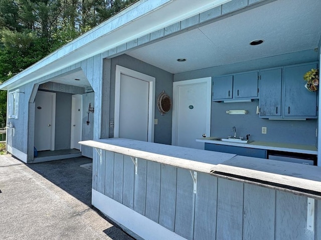 85 Warfield Rd, Charlemont, MA 01339 - doorway to property with a sink
