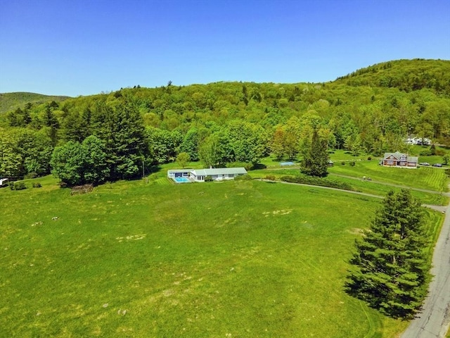 85 Warfield Rd, Charlemont, MA 01339 - drone / aerial view of a heavily wooded area