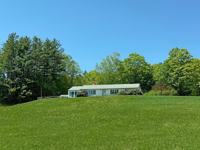 85 Warfield Rd, Charlemont, MA 01339 - view of front facade featuring a front yard