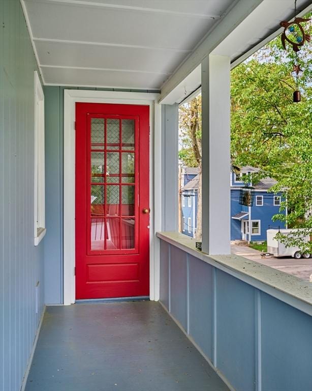 view of exterior entry