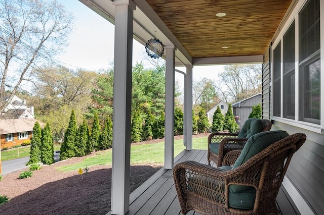 21 Molloy Rd, Georgetown, MA 01833 - deck featuring covered porch