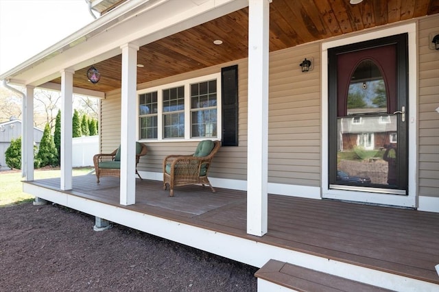 21 Molloy Rd, Georgetown, MA 01833 - property entrance with a porch