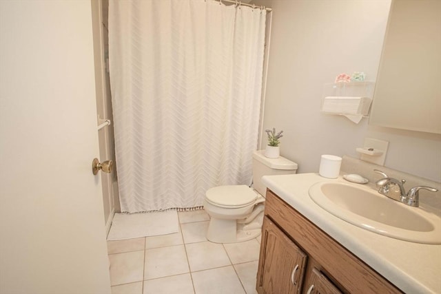 40 Sharron Dr Unit 40, Easton, MA 02375 - full bathroom featuring vanity, tile patterned floors, and a shower with shower curtain