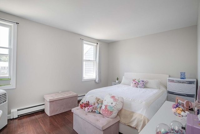 40 Sharron Dr Unit 40, Easton, MA 02375 - bedroom with a baseboard radiator and wood finished floors