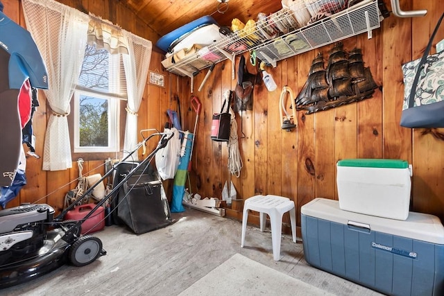 view of storage