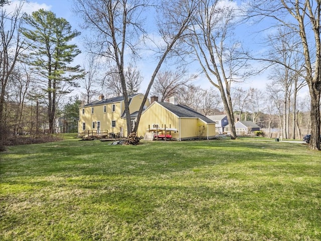 view of yard