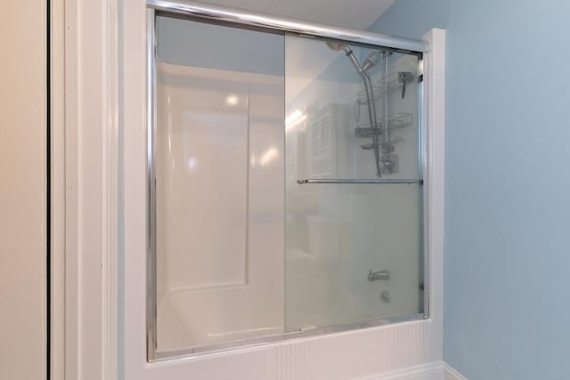 300 Henshaw St, Leicester, MA 01524 - bathroom featuring shower / bath combination with glass door