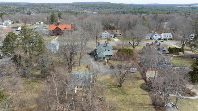26 S Main St, Belchertown, MA 01007 - drone / aerial view featuring a view of trees