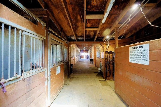 view of stable