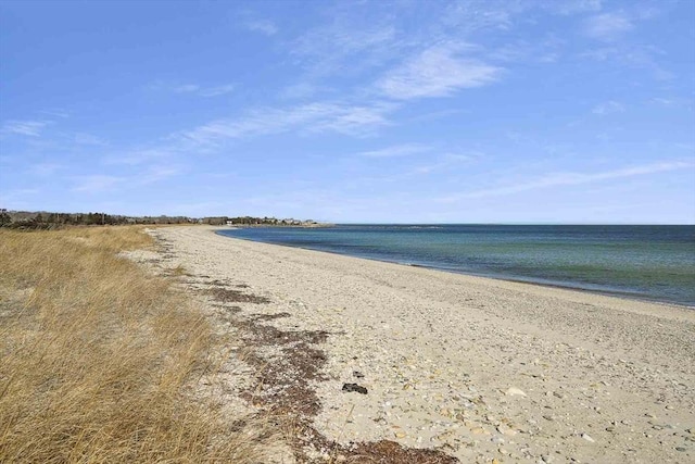 water view with a beach view