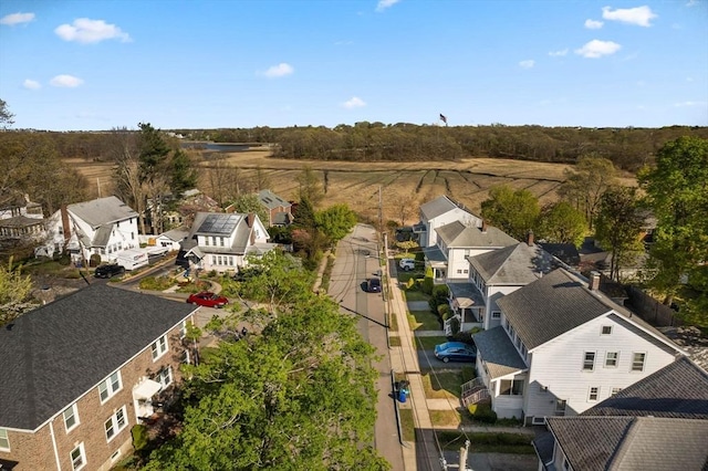 drone / aerial view featuring a residential view
