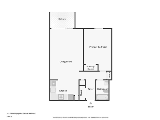881 Broadway Unit 16, Everett, MA 02149 - view of home floor plan