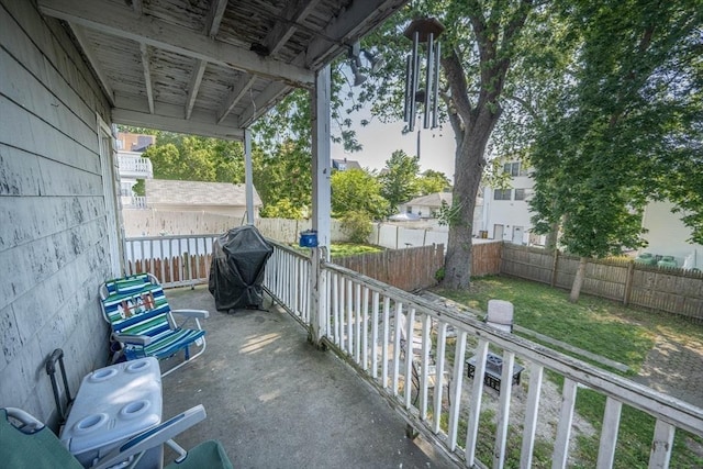 23 Essex St, Revere, MA 02151 - fenced backyard featuring grilling area
