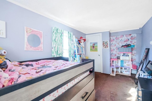 8 Scotia St, Salem, MA 01970 - bedroom with dark colored carpet and crown molding