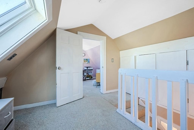 8 Scotia St, Salem, MA 01970 - additional living space featuring lofted ceiling, light carpet, and baseboards