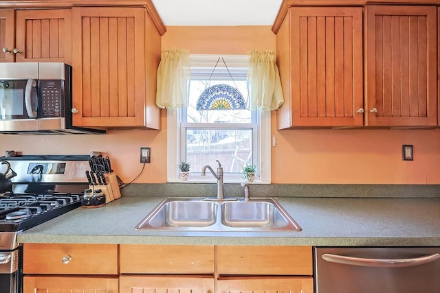 8 Scotia St, Salem, MA 01970 - kitchen featuring stainless steel appliances, a sink, and light countertops