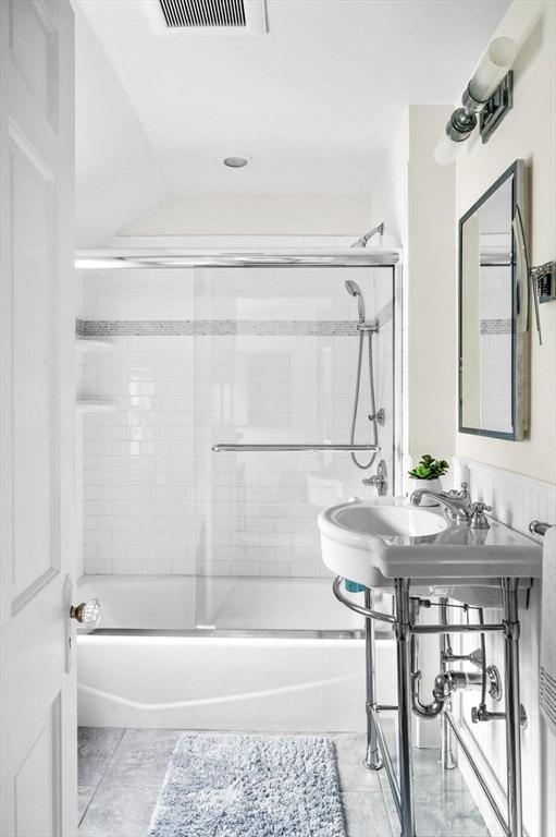 42 Pickwick Rd, Marblehead, MA 01945 - bathroom with combined bath / shower with glass door