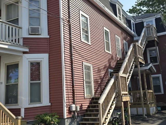 68 Temple St, Haverhill, MA 01832 - view of side of property with stairway
