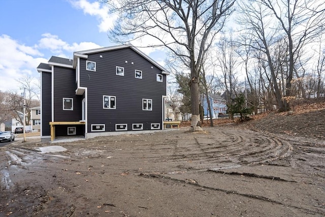 view of home's exterior