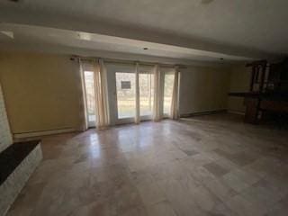 view of unfurnished living room