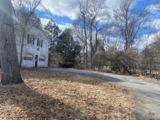 view of road featuring driveway