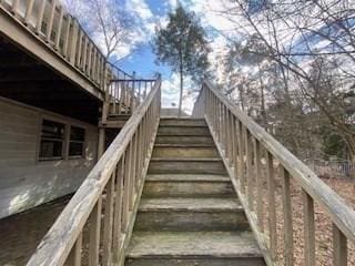 view of staircase