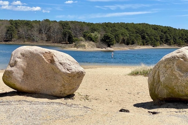 105 Edgewater Dr W, Falmouth, MA 02536 - water view with a forest view
