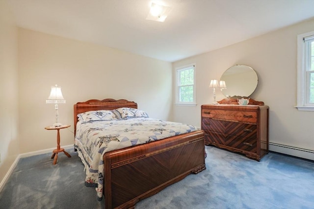 119 Messenger St, Plainville, MA 02762 - carpeted bedroom featuring baseboards and a baseboard heating unit