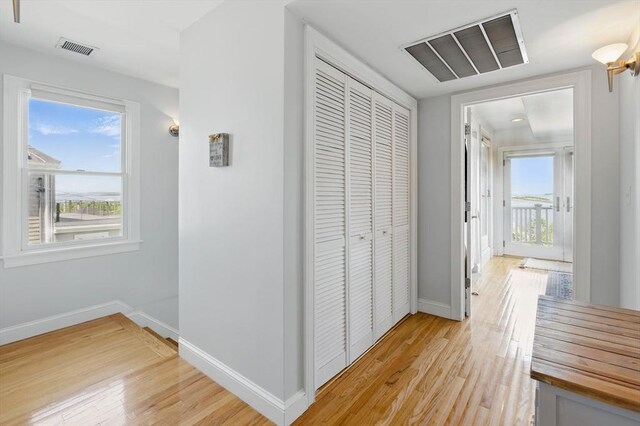 96 Sea Ave, Quincy, MA 02169 - hall featuring light wood-style flooring and baseboards