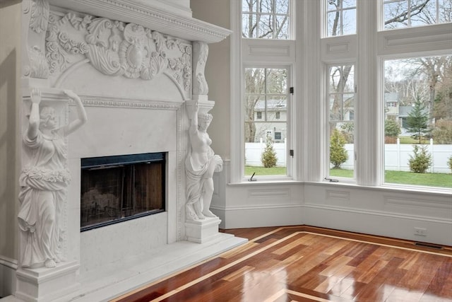 unfurnished sunroom featuring a healthy amount of sunlight