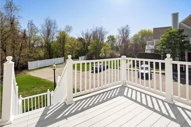 view of deck