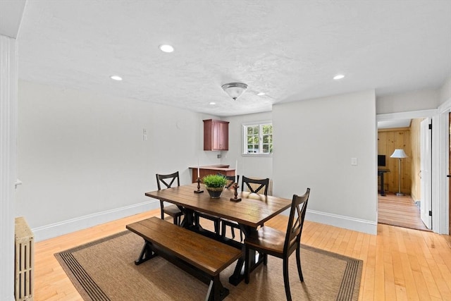 553 Center St, Hanover, MA 02339 - dining room featuring light wood-style flooring and recessed lighting